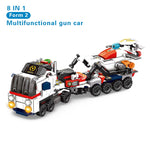 LEGO Technic Vehicle Series 8in1 Carriage Tractor Building Blocks Deformation Robot Model sets