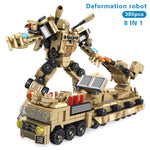 LEGO Technic Vehicle Series 8in1 Carriage Tractor Building Blocks Deformation Robot Model sets