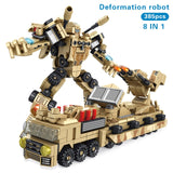 LEGO Technic Vehicle Series 8in1 Carriage Tractor Building Blocks Deformation Robot Model sets