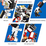 LEGO Technic Vehicle Series 8in1 Carriage Tractor Building Blocks Deformation Robot Model sets
