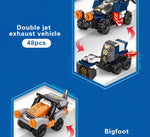LEGO Technic Vehicle Series 8in1 Carriage Tractor Building Blocks Deformation Robot Model sets