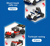 LEGO Technic Vehicle Series 8in1 Carriage Tractor Building Blocks Deformation Robot Model sets