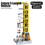 LEGO 425pcs Aerospace Space Shuttle Satellite Launch Building Block Compatible Technic Spaceship Rocket Space Spacecraft