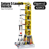 LEGO 425pcs Aerospace Space Shuttle Satellite Launch Building Block Compatible Technic Spaceship Rocket Space Spacecraft