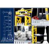 LEGO 425pcs Aerospace Space Shuttle Satellite Launch Building Block Compatible Technic Spaceship Rocket Space Spacecraft