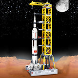 LEGO 425pcs Aerospace Space Shuttle Satellite Launch Building Block Compatible Technic Spaceship Rocket Space Spacecraft