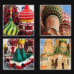 LEGO Compatible Mini World Famous Architecture Building Blocks Russia Saint Basil's Cathedral  DIY Castle Statue Model