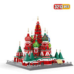 LEGO Compatible Mini World Famous Architecture Building Blocks Russia Saint Basil's Cathedral  DIY Castle Statue Model