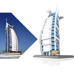LEGO 1307PCS World Famous Classic Streetview Architecture Building Blocks The Burj Al Arab Hotel 3D Model Bricks