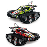 LEGO 410Pcs Remote Controlled Off-road Crawler Building Blocks Technic RC Full Track Racing Car Vehicle Movable Bricks