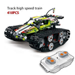LEGO 410Pcs Remote Controlled Off-road Crawler Building Blocks Technic RC Full Track Racing Car Vehicle Movable Bricks