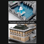 LEGO 1373PCS World Famous Architecture Building Blocks The Imperial Hotel Of Tokyo Model Classic DIY Bricks
