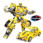 LEGO 1033pcs 2in1 Transformation Serie Building Blocks Sets Deformation Robot Deform Car Model Educational Blocks