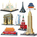 LEGO World Famous Architecture Building Blocks Taj Mahal Palace Triumphal Arch The Roman Colosseum Model sets