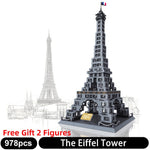 LEGO World Famous Architecture Building Blocks Taj Mahal Palace Triumphal Arch The Roman Colosseum Model sets