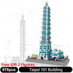 LEGO World Famous Architecture Building Blocks Taj Mahal Palace Triumphal Arch The Roman Colosseum Model sets