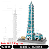 LEGO World Famous Architecture Building Blocks Taj Mahal Palace Triumphal Arch The Roman Colosseum Model sets