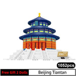 LEGO World Famous Architecture Building Blocks Taj Mahal Palace Triumphal Arch The Roman Colosseum Model sets