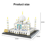 LEGO World Famous Architecture Building Blocks Taj Mahal Palace Triumphal Arch The Roman Colosseum Model sets