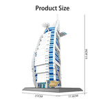 LEGO World Famous Architecture Building Blocks Taj Mahal Palace Triumphal Arch The Roman Colosseum Model sets