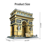 LEGO World Famous Architecture Building Blocks Taj Mahal Palace Triumphal Arch The Roman Colosseum Model sets