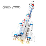 LEGO  904pcs Children City Aerospace Manned Spaceship Model Technology Creative Building Blocks