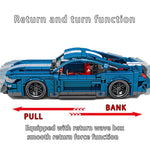 LEGO  737pcs City Mechanical Pull Back Super Sport Car Building Blocks Technic Racing Car Function Brick Toys