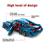 LEGO  737pcs City Mechanical Pull Back Super Sport Car Building Blocks Technic Racing Car Function Brick Toys