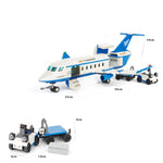 LEGO 652pcs City Plane Series Building Blocks Sets Compatible International Airport Aircraft Airplane Figures Brick