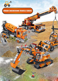 LEGO 503Pcs Engineering Vehicles Building Blocks Technic Truck Deformation Bucket