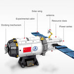 LEGO 1002Pcs Chinese Aerospace Manned Space Experiment Platform Technology Creative Assembled Building Block