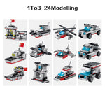 LEGO 8in1 Military Aerial carrier Fighter-building Blocks Helicopters Naval Vessels Warship Ship 3D Model Bricks