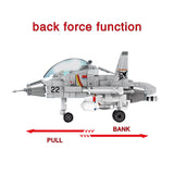 LEGO 366PCS Chinese Q Version J-15 carrier Fighter Building Block Airplane Military city plane Bricks