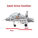 LEGO 366PCS Chinese Q Version J-15 carrier Fighter Building Block Airplane Military city plane Bricks