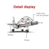 LEGO 366PCS Chinese Q Version J-15 carrier Fighter Building Block Airplane Military city plane Bricks