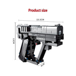 LEGO 364pcs Wandering Earth DIY Cap Pistol Model Building Blocks Technic Gun Educational Shooting Game Brick Toys for Children