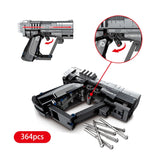 LEGO 364pcs Wandering Earth DIY Cap Pistol Model Building Blocks Technic Gun Educational Shooting Game Brick Toys for Children