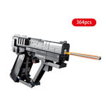 LEGO 364pcs Wandering Earth DIY Cap Pistol Model Building Blocks Technic Gun Educational Shooting Game Brick Toys for Children
