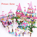 LEGO Friends girls castle princess carriage Compatible brick power puff girl for building block blocks