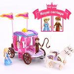 LEGO Friends girls castle princess carriage Compatible brick power puff girl for building block blocks