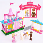 LEGO Friends girls castle princess carriage Compatible brick power puff girl for building block blocks
