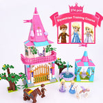 LEGO Friends girls castle princess carriage Compatible brick power puff girl for building block blocks