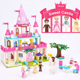 LEGO Friends girls castle princess carriage Compatible brick power puff girl for building block blocks