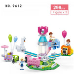 LEGO Friends girls castle princess carriage Compatible brick power puff girl for building block blocks