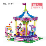 LEGO Friends girls castle princess carriage Compatible brick power puff girl for building block blocks