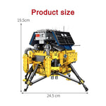 LEGO 702Pcs City Spaceport Space station Building Block Space Culture Moon Probe Astronaut figure Brick sets