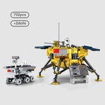 LEGO 702Pcs City Spaceport Space station Building Block Space Culture Moon Probe Astronaut figure Brick sets