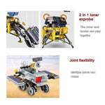 LEGO 702Pcs City Spaceport Space station Building Block Space Culture Moon Probe Astronaut figure Brick sets