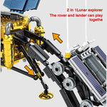 LEGO 702Pcs City Spaceport Space station Building Block Space Culture Moon Probe Astronaut figure Brick sets