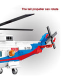LEGO 391pcs City Emergency services Rescue helicopter Boat Ship Building Blocks Airplane Brick